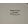 Waterford Monique Lhuillier Etoile Platinum Blue Accent Plate 9" NEW