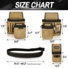COMOWARE Tool Belt for Electricians & Construction Workers, Adjustable Heavy
