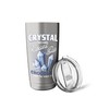Crystals Because Roses Die Rockhounding Rockhounds Stainless Steel Insulated Tumbler