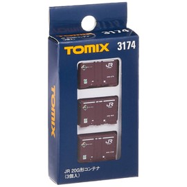 TOMIX 3174 N Gauge 20G Container 3 Piece Model Train Supplies