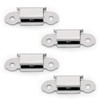 4x UM Glass Plate Bracket Bracket Stainless Steel Clip