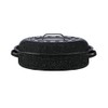 Granite Ware 15-Inch Covered Oval Roaster, 10 Lb Capacity -
