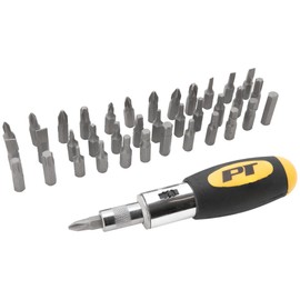 Performance Tool 20151 38-Piece Ratcheting Driver Set With Clear View Storage Case