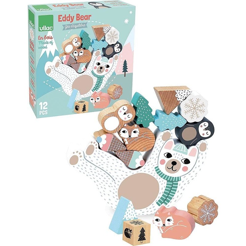 Vilac Violac 8505 Eddy Bear M. Carlslund Balance Game for