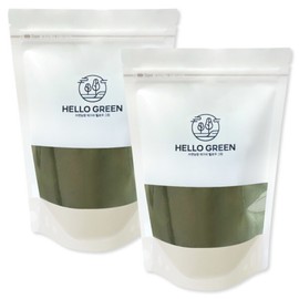 Hello Green Domestic Fine Mugwort Powder 300gX2 (Pack) Total 600g / 헬로우그린 국내산 고운 쑥가루 300gX2(팩) 총600g
