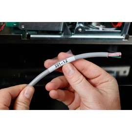 Brady LAT-18-361-1 Self-Laminating Laser Printable Polyester Labels (LAT-18-361-2.5) - Matte Finish, White/Translucent Labels - 1" Width, 1.33" Height (Pack of 1000)