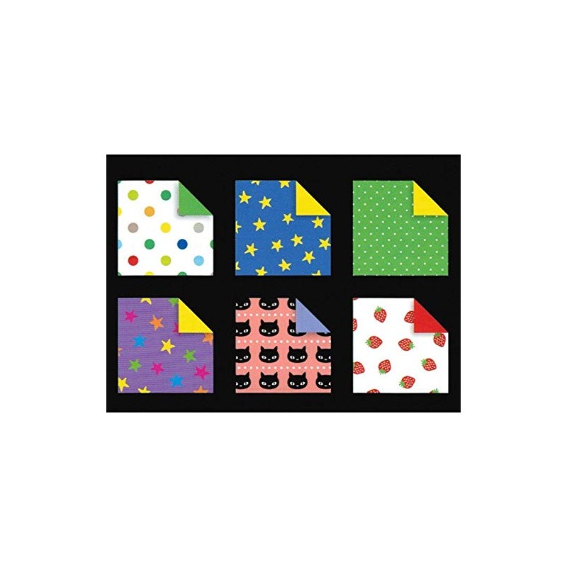 ショウワグリム 折り紙 両面 ドット ちよがみ BOX 120枚入り 23-2187