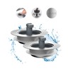 Hibbent Upgraded 2 Pack 3 in 1 Kitchen Sink Drain
