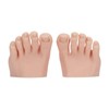 predolo Practice Fake Foot Model for Nails Tips Multifunctional Soft