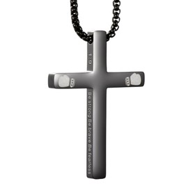 AKarrLili Stainless Steel Boxing Gloves Cross Necklaces Boxing sports Faiths Jewelry Fighting Mixed Martial Arts Athletic teammates Pendant with chain