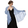 Chales y envolturas de gasa para vestidos de noche para
