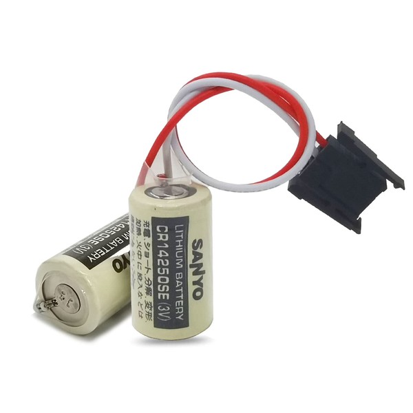 STEPMAX (2 Pack Sanyo FDK CR14250SE 3V Lithium Battery, 1800mAh