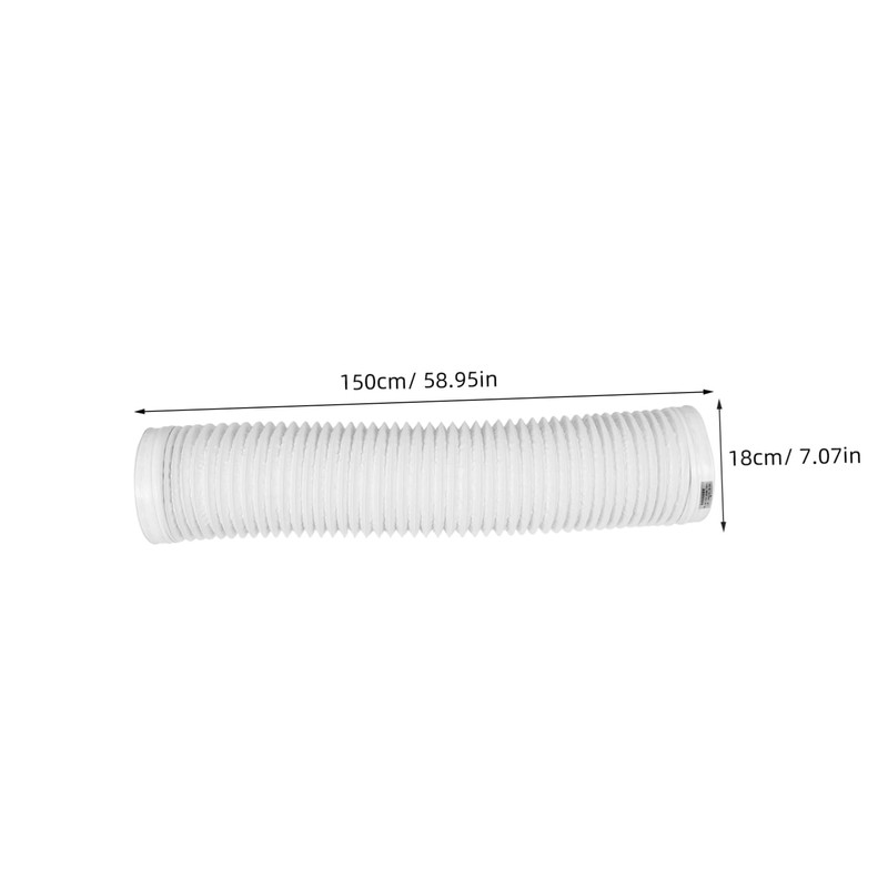 Operitacx Flexible PVC Air Conditioner Hose Vent Pipe for Drum
