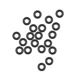 sourcing map Nitrile Rubber O-Rings 6.6mm OD 3mm ID 1.8mm Width, Metric Nitrile Rubber Sealing Gasket for Automotive Machine Plumbing, Pack of 20