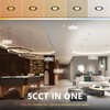 CycevSun 12 Pack Black Recessed Lights, Canless 4 Inch Soffit