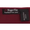 TigerTie handkerchief red bordeaux monochrome - cloth Polyester handkerchief Cavalier