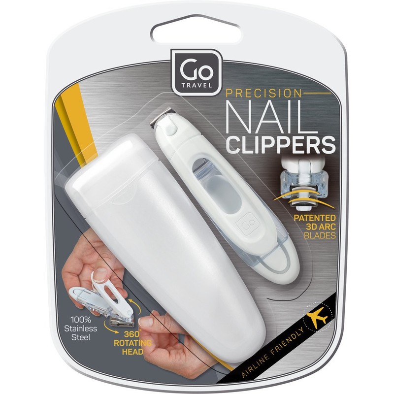 Go Travel Arc Blade Hygienic Nail and Toe Clippers with