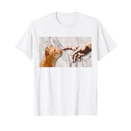 Michelangelo THE CREATION OF THE CAT X Cat Lover T-Shirt for Men Women