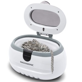 Magnasonic Professional Ultrasonic Jewelry Cleaner Machine for Cleaning Eyeglasses, Watches, Rings, Necklaces, Coins, Razors, Combs, Tools, Parts, Instruments (CD2800)