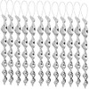 JUNIQUTE Bird Wind Twisting Scare Rods Reflective Ornamental Spiral Device