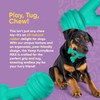 Yomp FunnyBone MAX: All-Natural Rubber Dog Toy, Nontoxic, Safe for
