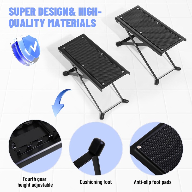 Foldable Toilet Stool - Portable Travel Poop Stool for Toilet,