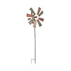 61 Inch Metal Garden Stake Kinetic Wind Spinner Yard Art