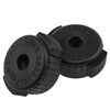 YLIFU Drum accessories drum cymbals drum cymbals black 3.9x3.2cm/1.53x1.25inch for