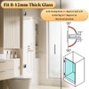 Alise Glass Shower Door Hinge,Hinges for Glass Doors,Heavy Duty Solid