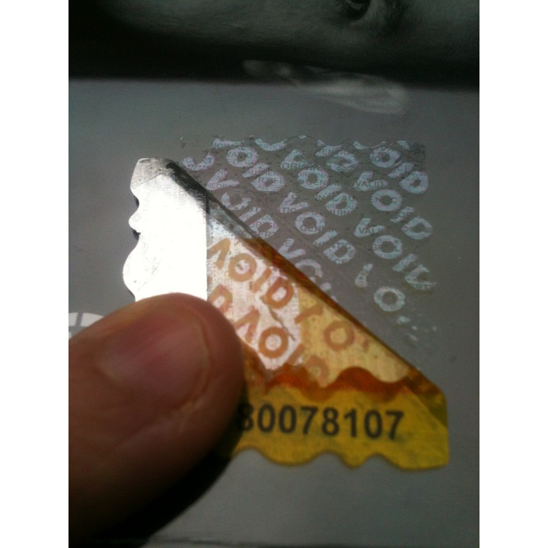 Security Seal Certificate of Authenticity Hologram Tamperproof Labels/Stickers X 100