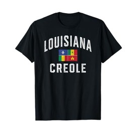 Louisiana Creole Flag Vintage T-Shirt