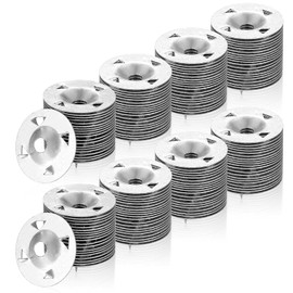Foam Board Fasteners Washers, 220 Pcs Washers for Installation of Foam Board Panels, 1-1/8 Inch Metal Washer Galvanized Steel for Fixing Fastening Installation