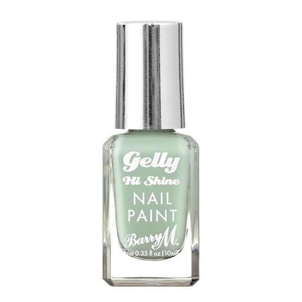 Barry M Cosmetics Gelly Nail Paint, Eucalyptus, shade light green