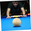 WOONEKY 4pcs White Billiards Training Cue Balls for Beginners Durable