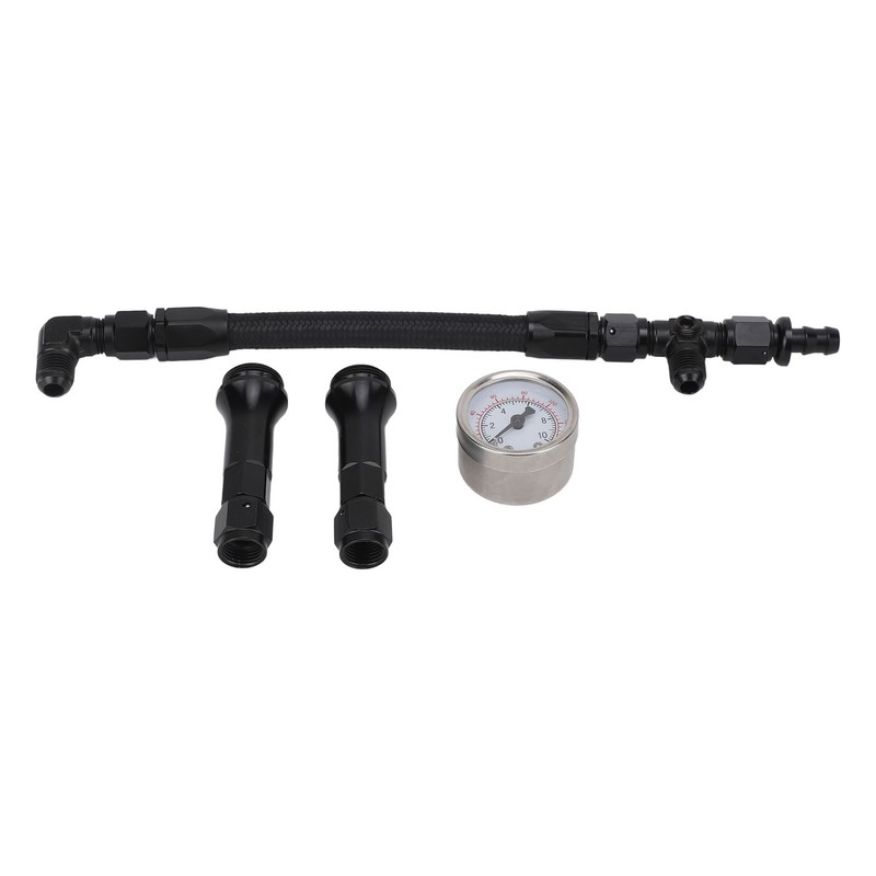 Fuel Line with Pressure Gauge Dual Feed Smooth Fuel Flow