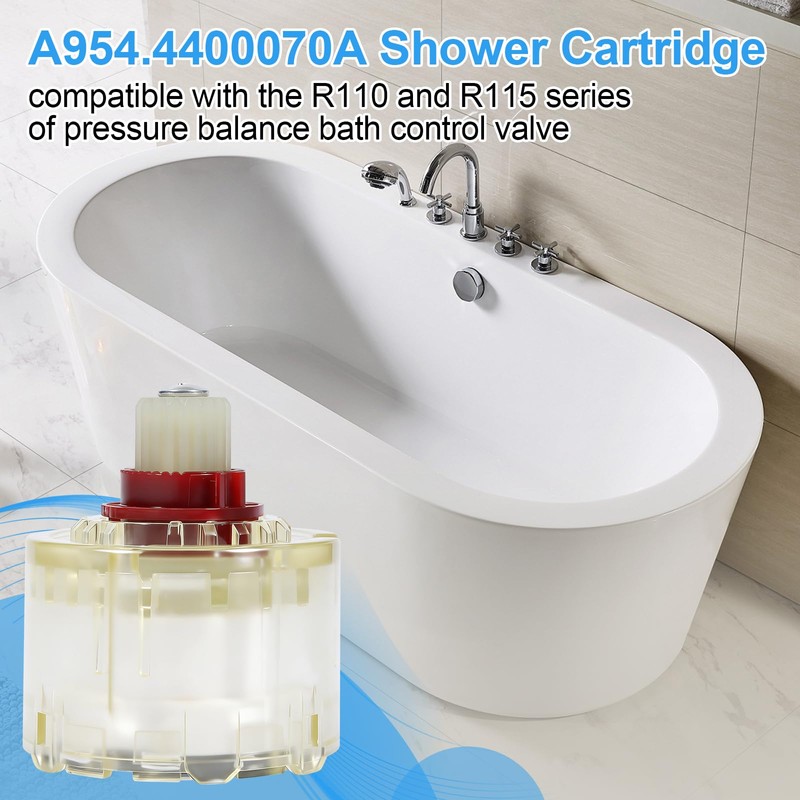 A954.4400070A Pressure Balance Cartridge Replacement, Compatible with American Standard R110/R115,