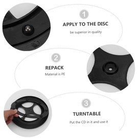 GRIRIW 3pcs Turntable Bearings Swivel Plate for Smooth Rotation Low Noise for Cd Racks Tv Stands and Dining Tables Convenient Design Bearing Performance