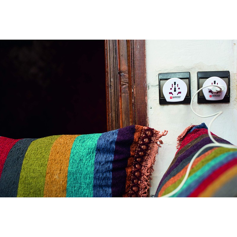 SKROSS Country Travel Adapter - World to Europe - white