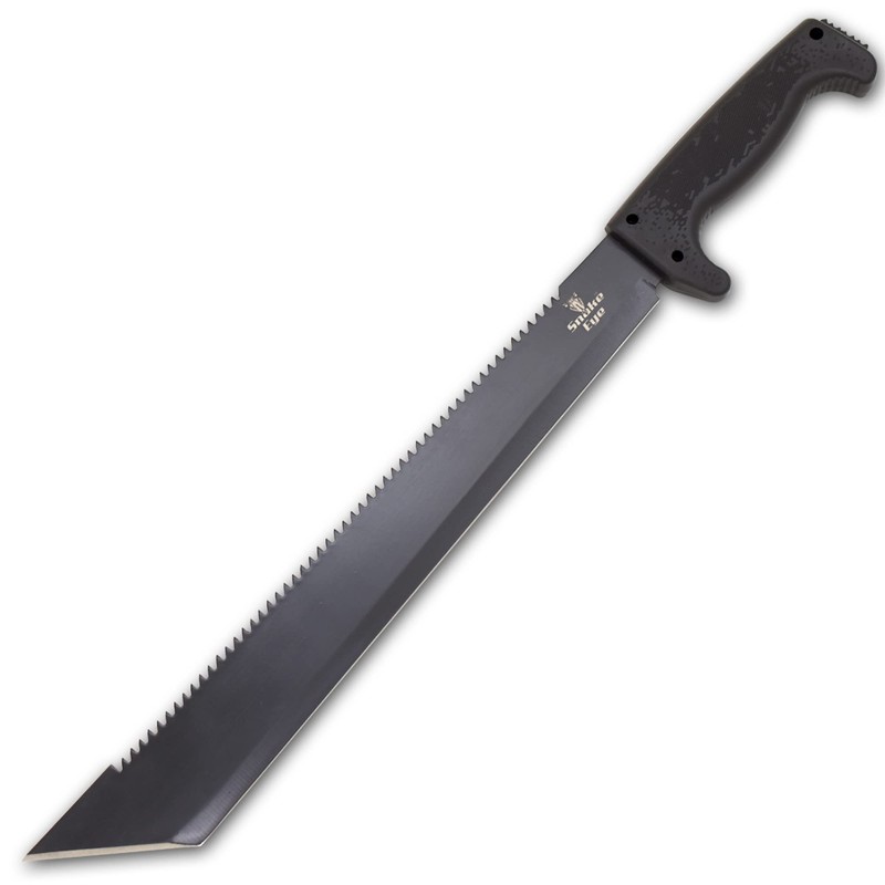 Snake Eye Machete with Heavy Duty Construction-Ergonomic Non-Slip Handle and