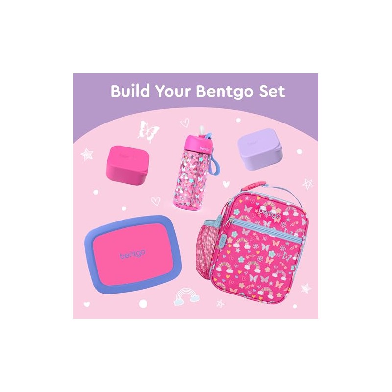 Bentgo Sidekicks - Juego de 2 recipientes de silicona, tazas