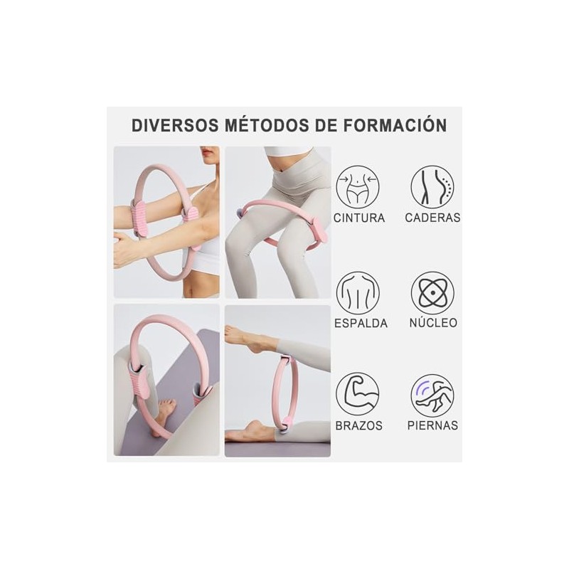 Kit de Pilates en Casa 3 PCS - Incluir Aro