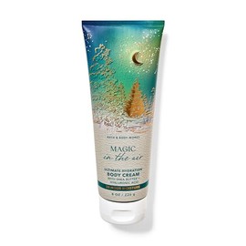 Bath and Body Magic In The Air Body Cream Ultimate Hydration Body Cream 8 fl oz Fragrance notes: almond flower, sparkling persimmon, white iris, whipped vanilla bourbon and sandalwood