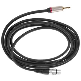 Levemolo 1pcs Mini XLR Female to Stereo Plug Adapter TRS to Mini XLR Cable for Audio Headphones to Female Balanced Adapter