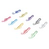 100Pcs Cute Note Paper Clips 10 Colors Metal Music Note