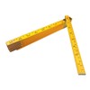 Binzer Folding Ruler, Foldable Ruler, Wooden Stick Ruler, Folding Yard