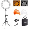 NEEWER 18" Ring Light with Stand, 55W 5600K Large LED
