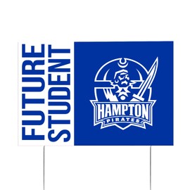 Desert Cactus Hampton University Pirates 12x18" Graduate Graduation Celebration Yard Sign Graduates Outdoor Lawn Display with Stakes (Grad Sign 4)