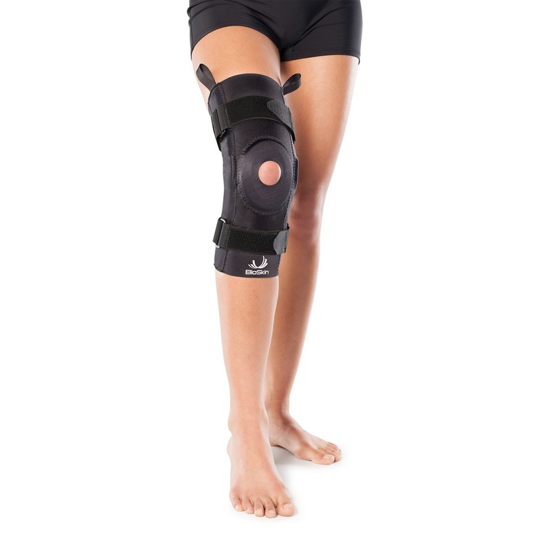 BioSkin Hinged Knee Brace - Compression Knee Sleeve with Hinge