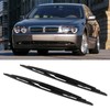 Pair Windshield Wiper Blades Quiet Weatherproof 61610442837 Replacement for E65