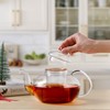 CnGlass 33.8oz Glass Teapot with Removable Infuser,Stovetop Safe Tea Kettle